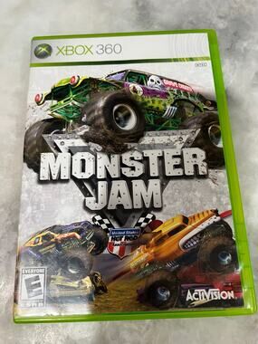 Monster Jam Xbox 360 Complete CIB Activision Monster Truck Racing Game
